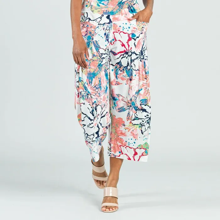 Butter Knit 8211 High Rise Scrunch Pocket Gaucho Pant 8211 Water Floral 8211 Final Sale Women Clara Sunwoo Pants Skirts Butter Knit 8211 High Rise Scrunch Pocket Gaucho Pant 8211 Water Floral 8211 Final Sale Women Clara Sunwoo Pants Skirts
