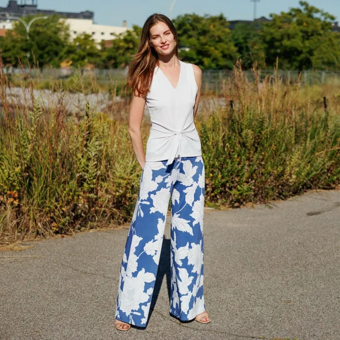 Butter Knit 8211 Palazzo Pant 8211 Mum Sketch Women Clara Sunwoo Spring Collection