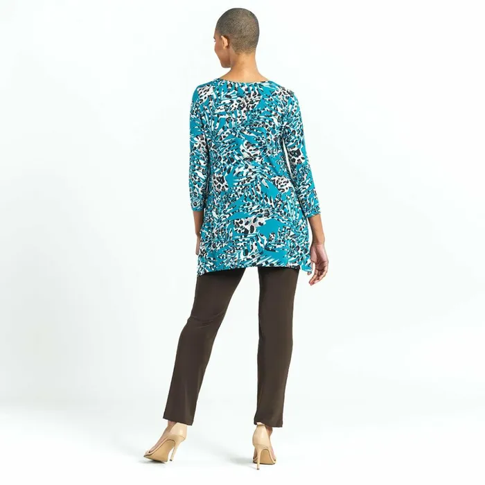 Butter Knit 8211 Parachute Hem Tunic 8211 Animal Palm 8211 Final Sale Women Clara Sunwoo Tops Tunics