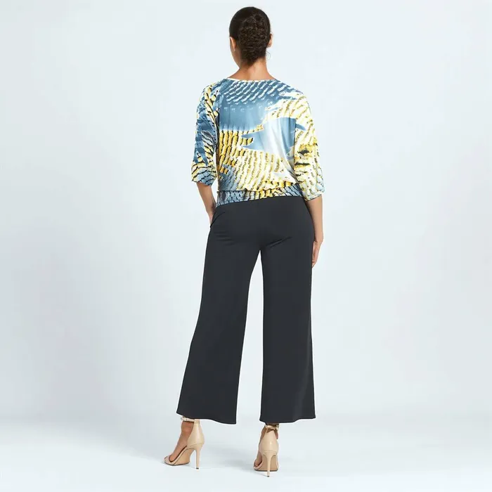 Butter Knit 8211 Side Tie Top 8211 Palm Feather 8211 Final Sale Women Clara Sunwoo Tops Tunics