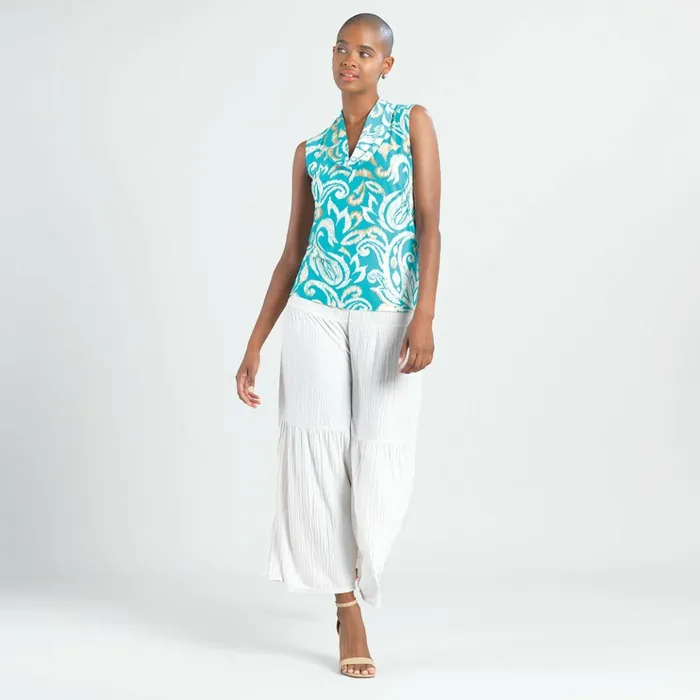 Butter Knit 8211 Sleeveless Draped Cowl Neck Top 8211 Paisley Lotus 8211 Final Sale Women Clara Sunwoo Tops Tunics Butter Knit 8211 Sleeveless Draped Cowl Neck Top 8211 Paisley Lotus 8211 Final Sale Women Clara Sunwoo Tops Tunics