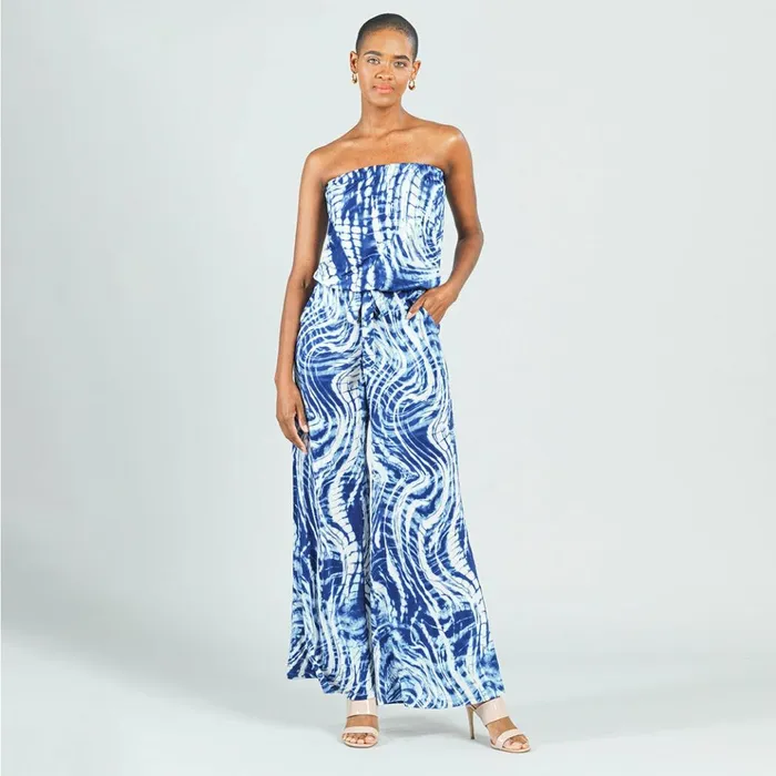 Butter Knit 8211 Tube Top Pocket Jumpsuit 8211 Swirl Wave 8211 Final Sale Women Clara Sunwoo Dresses Jumpsuits Butter Knit 8211 Tube Top Pocket Jumpsuit 8211 Swirl Wave 8211 Final Sale Women Clara Sunwoo Dresses Jumpsuits