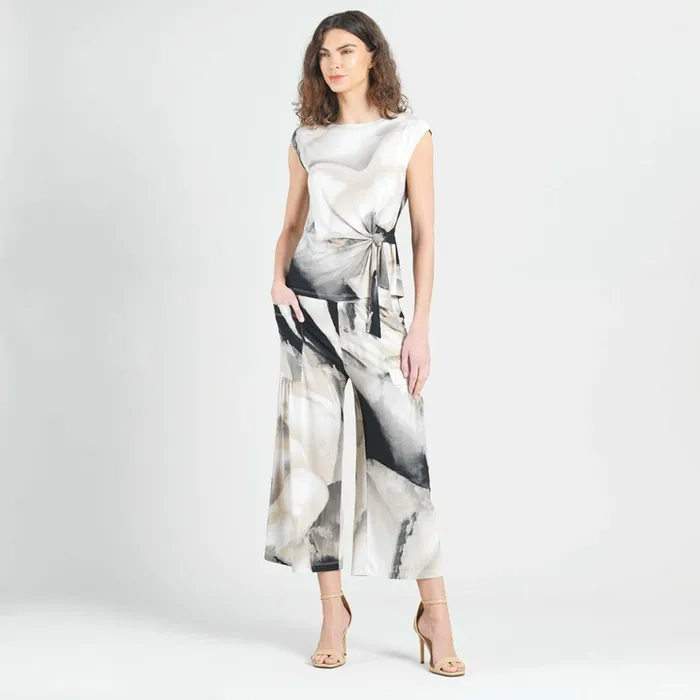 Cap Sleeve Side Tie Top 8211 Watercolor 8211 Final Sale Women Clara Sunwoo Tops Tunics Cap Sleeve Side Tie Top 8211 Watercolor 8211 Final Sale Women Clara Sunwoo Tops Tunics