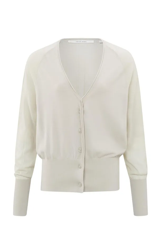 Cardigan With Vneck And Long Sleeves In Regular Fit Moonstruck Women YAYA Cardigans Cardigan With Vneck And Long Sleeves In Regular Fit Moonstruck Women YAYA Cardigans