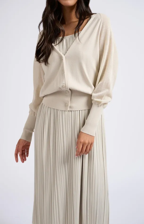 Cardigan With Vneck And Long Sleeves In Regular Fit Moonstruck Women YAYA Cardigans Cardigan With Vneck And Long Sleeves In Regular Fit Moonstruck Women YAYA Cardigans