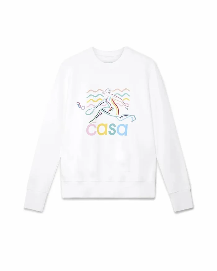 Casablanca Paris Aprs Sport Beach Girl Tennis Sweatshirt 8211 Women