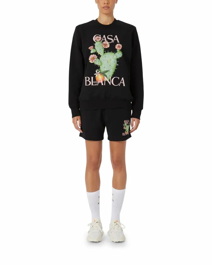 Casablanca Paris Aprs Sport Cactus Et Orange Sweatshirt 8211 Women Casablanca Paris Aprs Sport Cactus Et Orange Sweatshirt 8211 Women