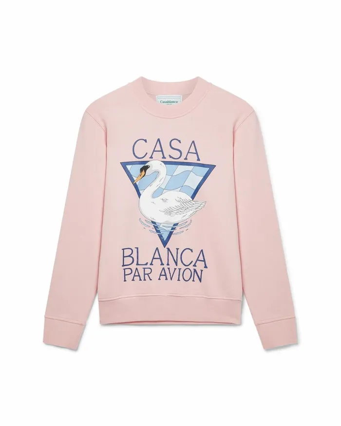 Casablanca Paris Aprs Sport Casablanca Par Avion Screen Printed Sweatshirt 8211 Women