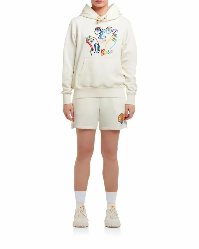 Casablanca Paris Aprs Sport Fujita San Hooded Sweatshirt 8211 Women