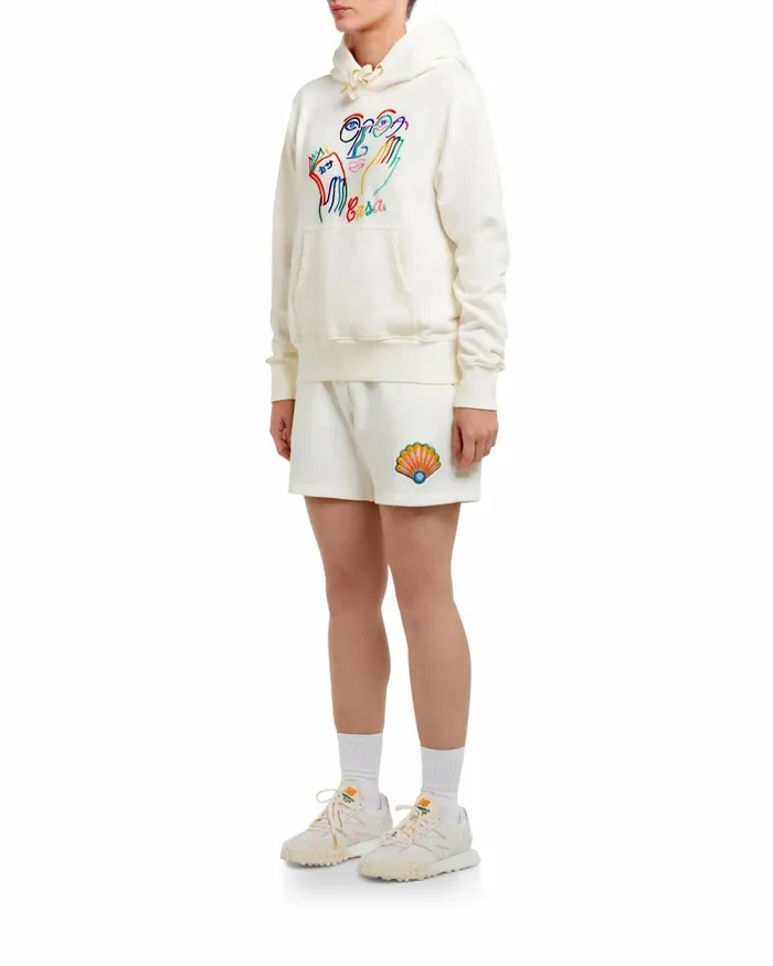 Casablanca Paris Aprs Sport Fujita San Hooded Sweatshirt 8211 Women