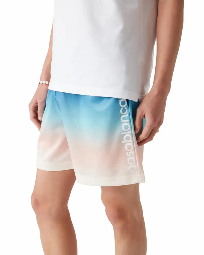 Casablanca Paris Aprs Sport Gradient Football Shorts 8211 Men