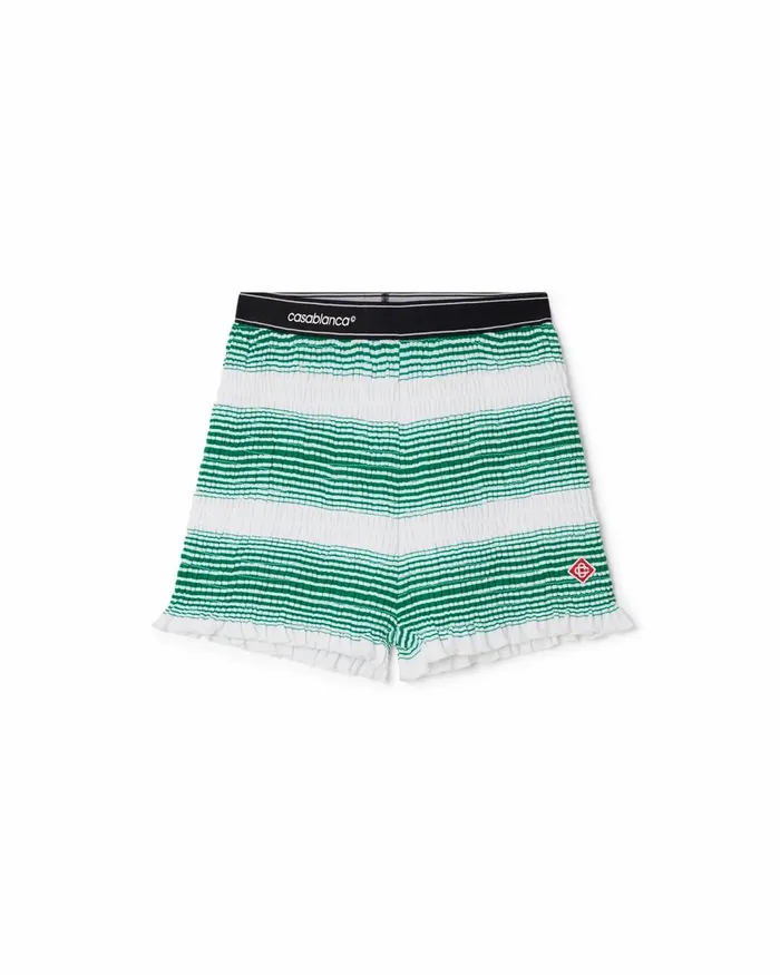Casablanca Paris Aprs Sport Gradient Striped Shorts 8211 Women