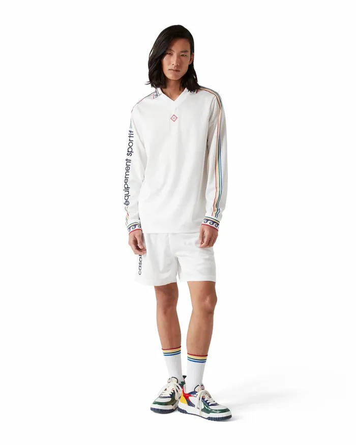 Casablanca Paris Aprs Sport Jacquard Monogram Football Shorts 8211 Men