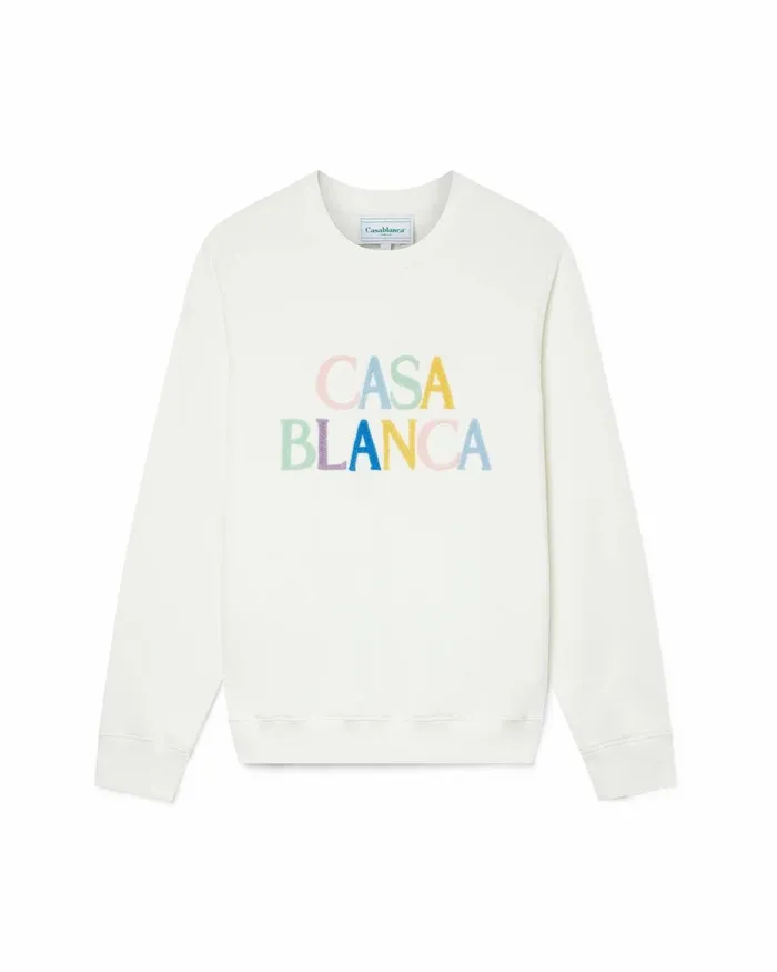 Casablanca Paris Aprs Sport Logo Embroidered Sweatshirt 8211 Women