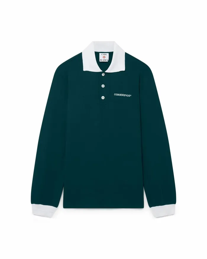 Casablanca Paris Aprs Sport Long Sleeve Polo Shirt 8211 Men