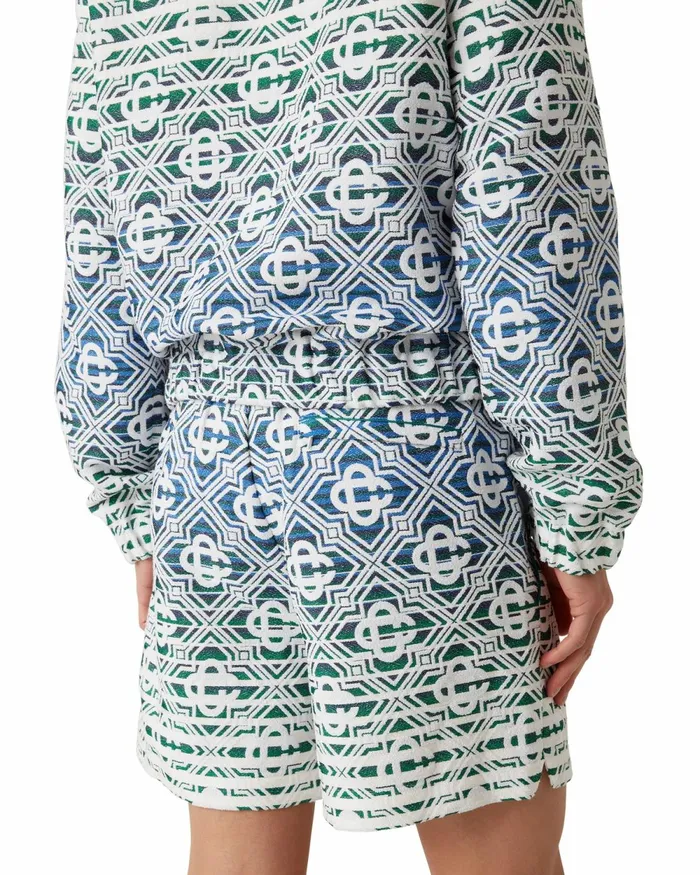 Casablanca Paris Aprs Sport Monogram Gradient Towelling Shorts 8211 Men