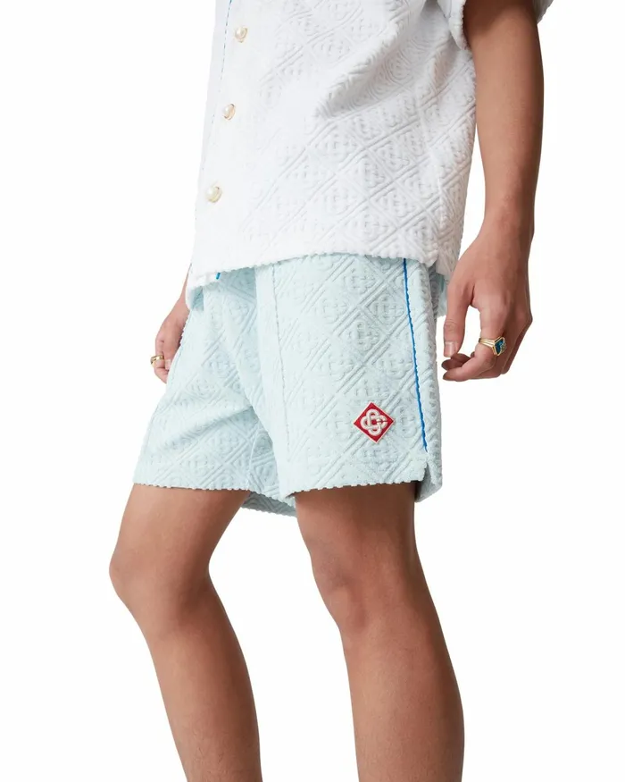Casablanca Paris Aprs Sport Monogram Towelling Shorts 8211 Men