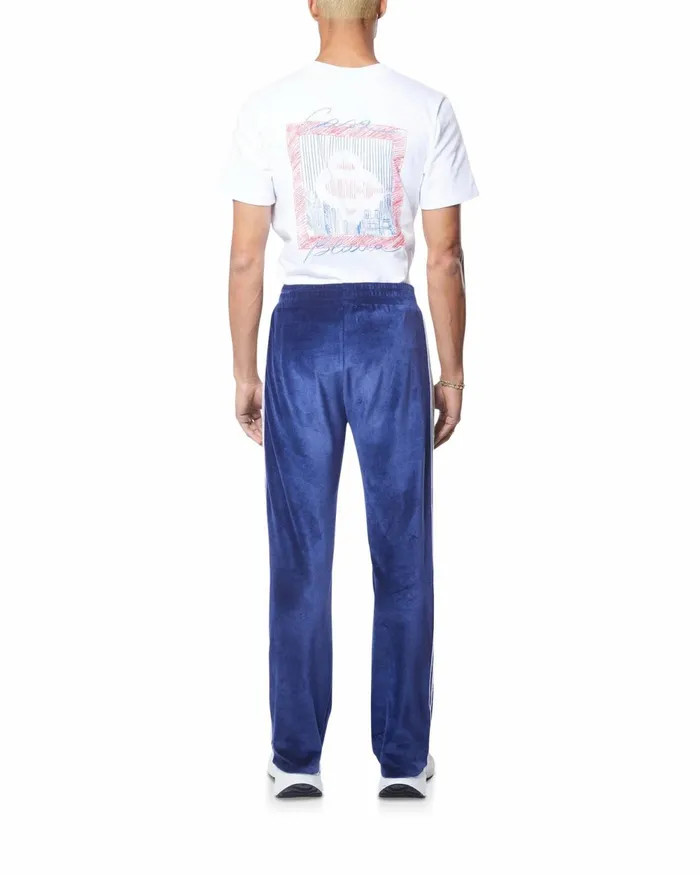 Casablanca Paris Aprs Sport Navy Modal Velour Laurel Taped Tracksuit Bottoms 8211 Men