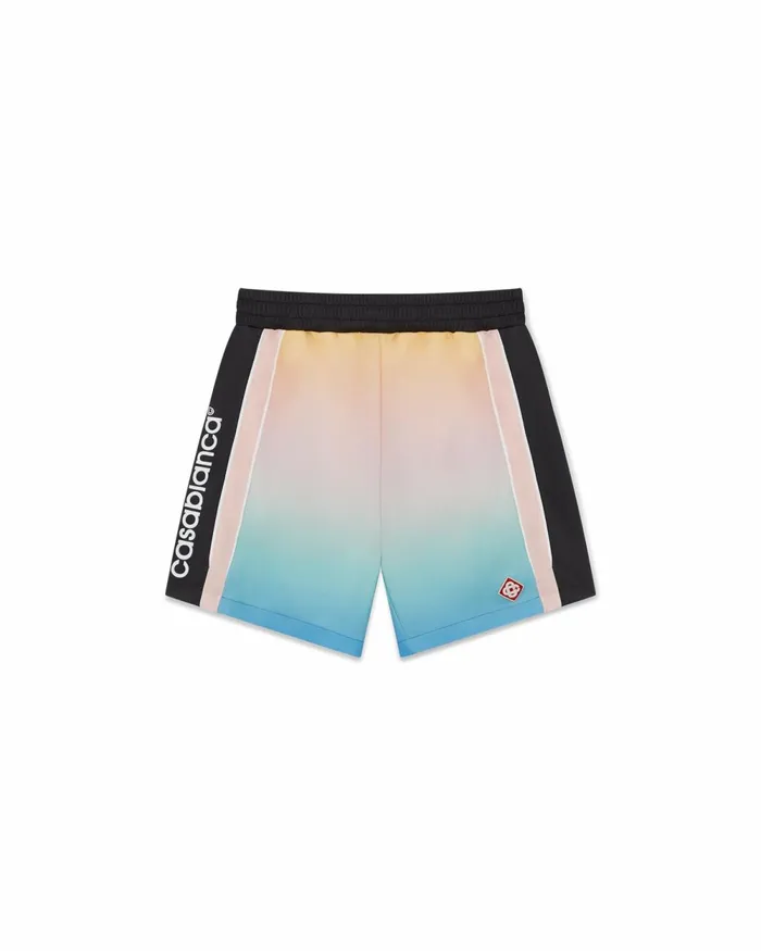 Casablanca Paris Aprs Sport Pastel Gradient Football Shorts 8211 Men
