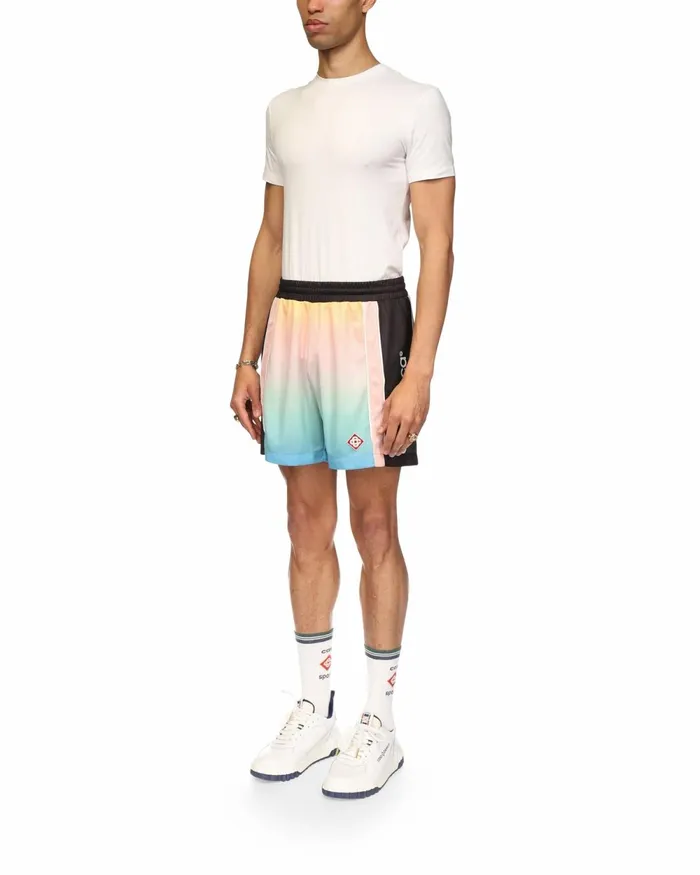 Casablanca Paris Aprs Sport Pastel Gradient Football Shorts 8211 Men Casablanca Paris Aprs Sport Pastel Gradient Football Shorts 8211 Men