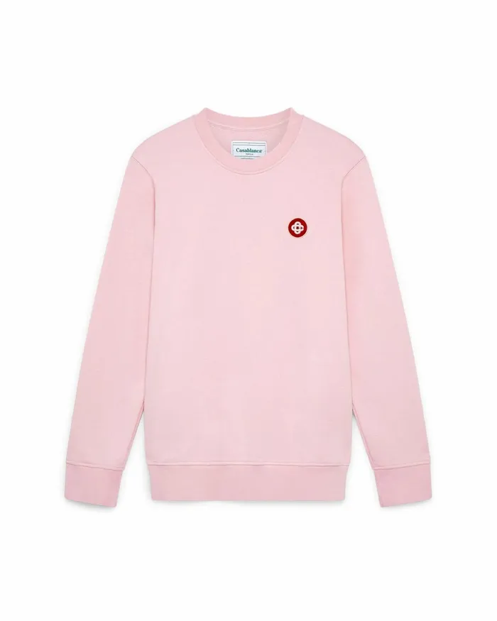 Casablanca Paris Aprs Sport Pink Logo Patch Sweatshirt 8211 Women