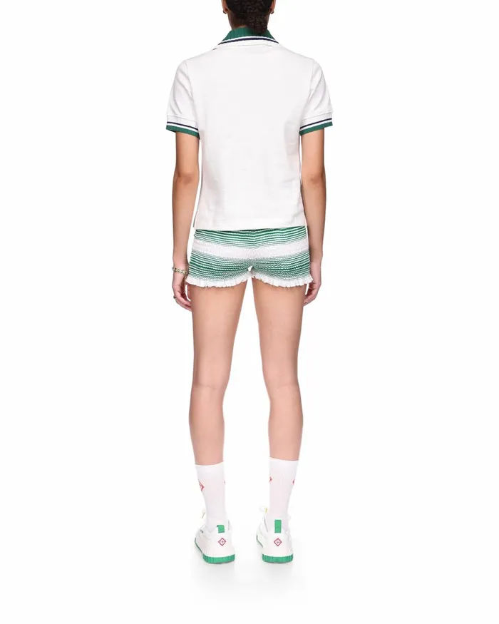 Casablanca Paris Aprs Sport Pique Polo Shirt 8211 MenWomen