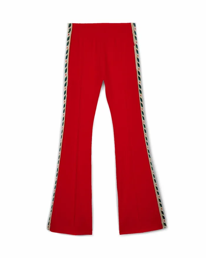 Casablanca Paris Aprs Sport Red Laurel Taped Tracksuit Bottoms 8211 Men