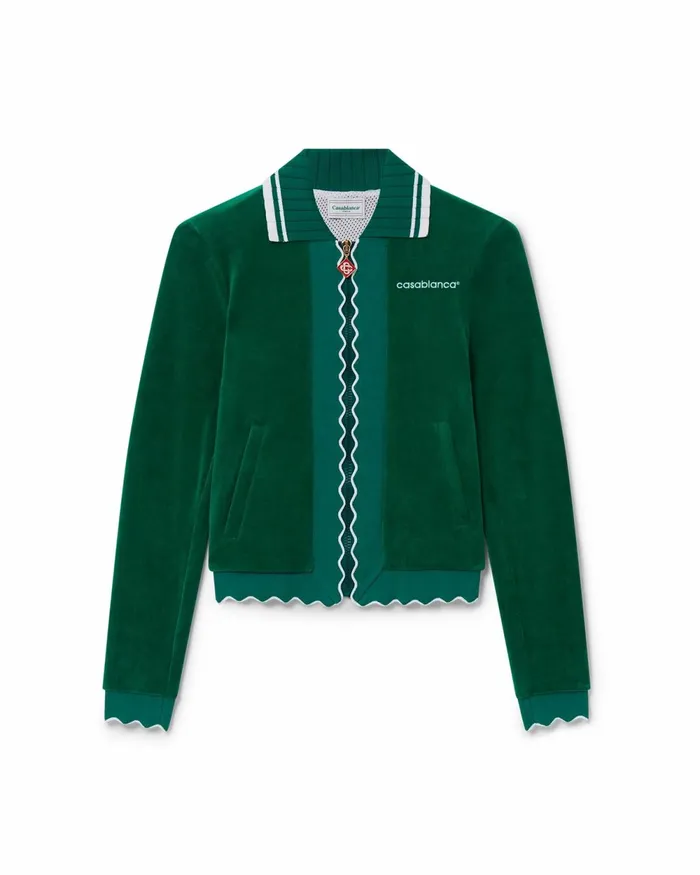 Casablanca Paris Aprs Sport Scalloped Track Jacket 8211 Women