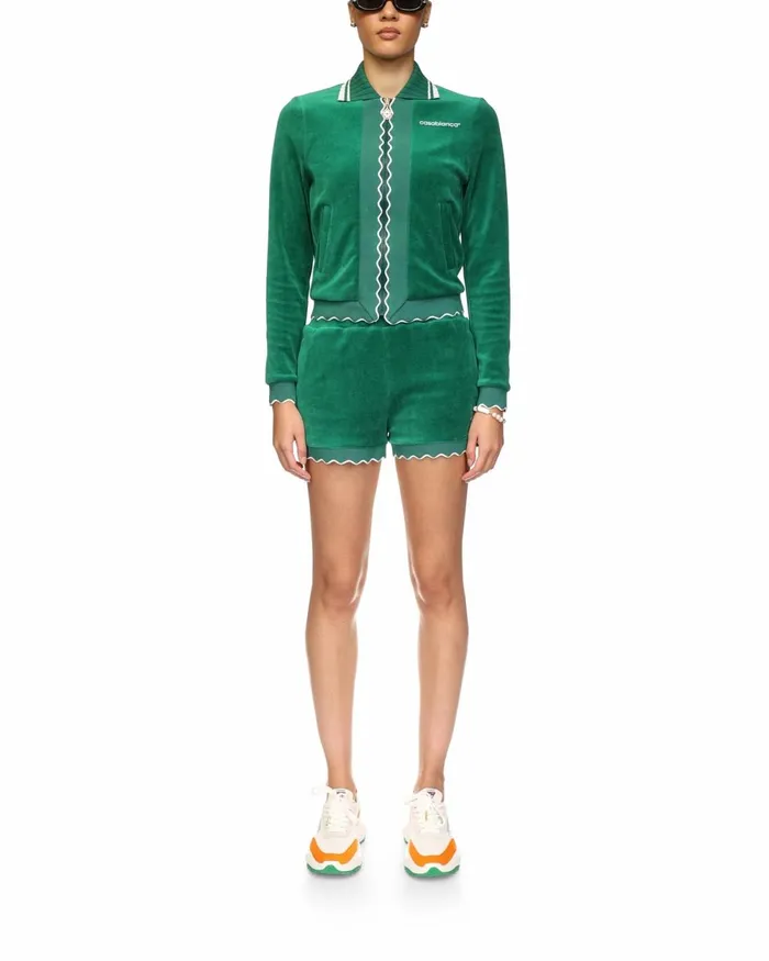 Casablanca Paris Aprs Sport Scalloped Track Jacket 8211 Women