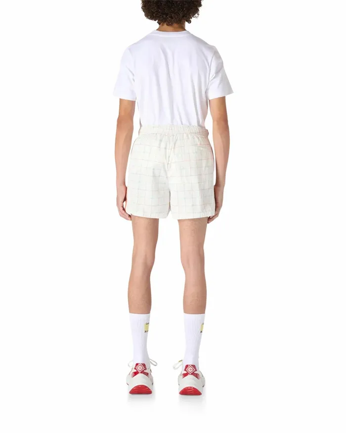 Casablanca Paris Aprs Sport Tennis Club Check Tracksuit Shorts 8211 Men Casablanca Paris Aprs Sport Tennis Club Check Tracksuit Shorts 8211 Men