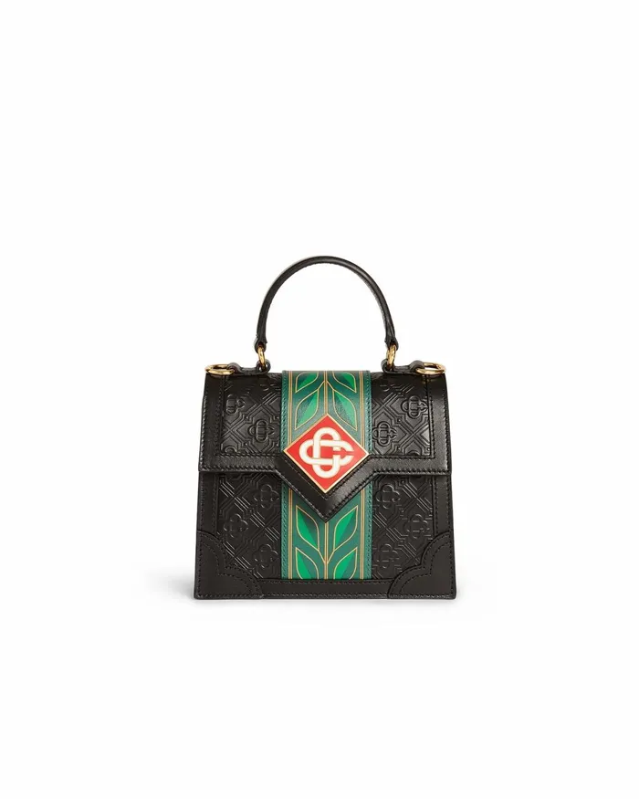 Casablanca Paris Bags Black Laurel Mini Jeanne Bag 8211 MenWomen