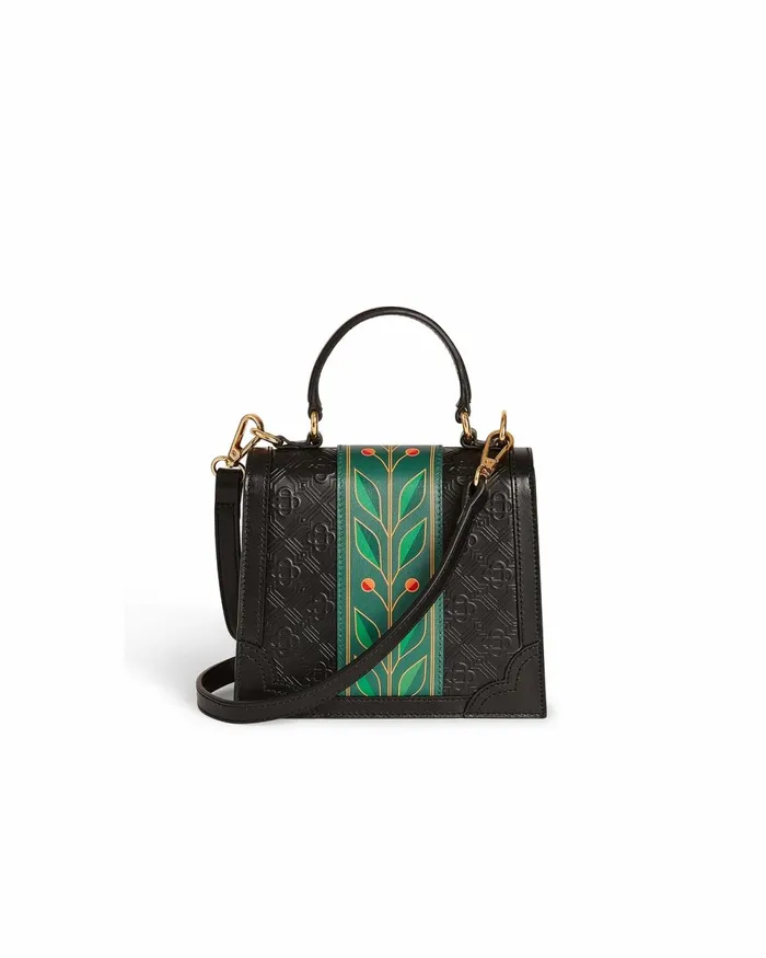 Casablanca Paris Bags Black Laurel Mini Jeanne Bag 8211 MenWomen Casablanca Paris Bags Black Laurel Mini Jeanne Bag 8211 MenWomen
