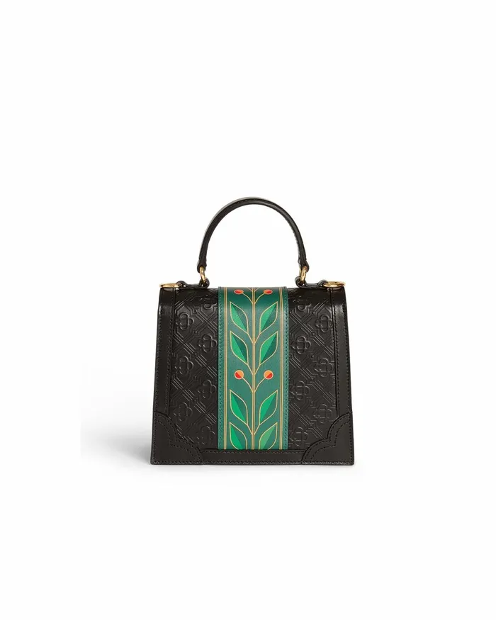 Casablanca Paris Bags Black Laurel Mini Jeanne Bag 8211 MenWomen Casablanca Paris Bags Black Laurel Mini Jeanne Bag 8211 MenWomen