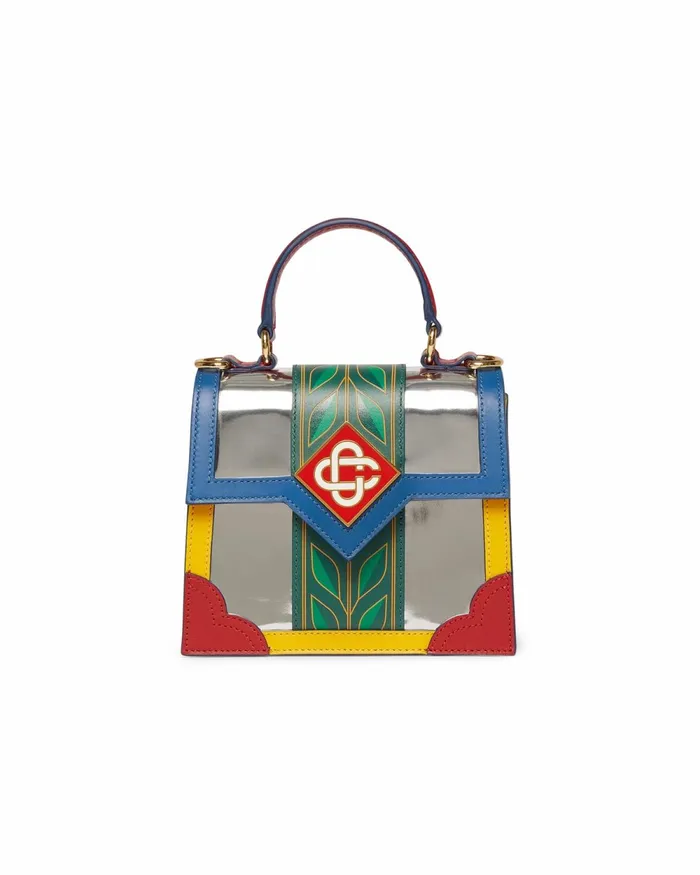 Casablanca Paris Bags Chrome Laurel Mini Jeanne Bag 8211 MenWomen
