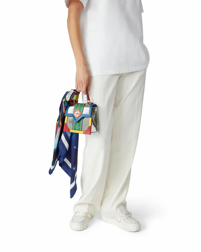 Casablanca Paris Bags Chrome Laurel Mini Jeanne Bag 8211 MenWomen