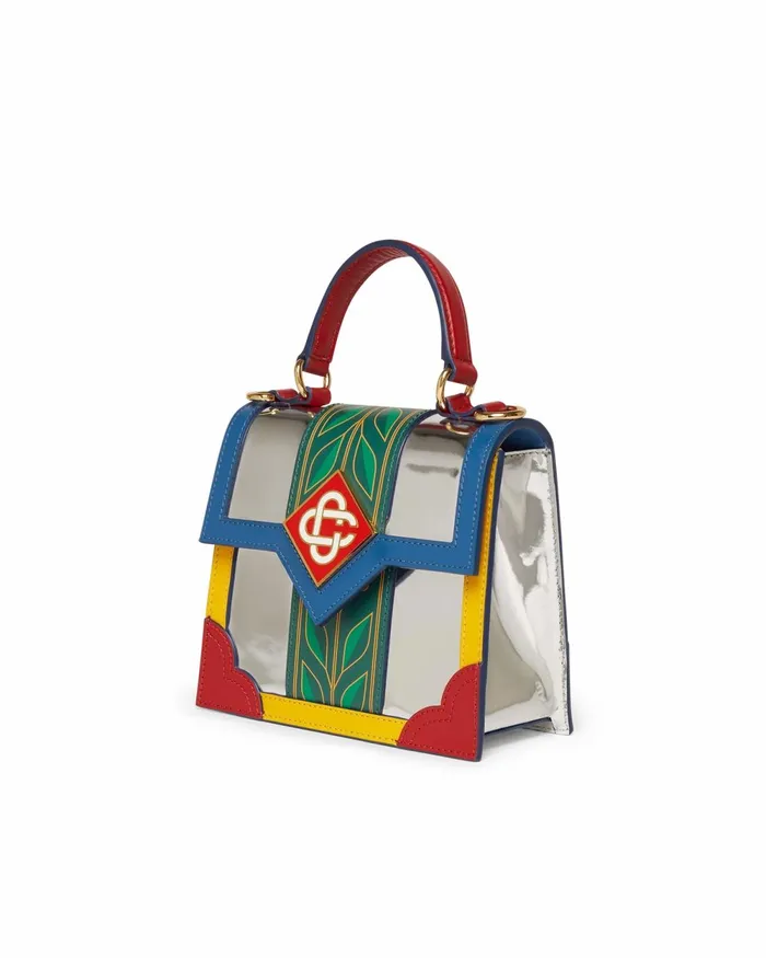 Casablanca Paris Bags Chrome Laurel Mini Jeanne Bag 8211 MenWomen