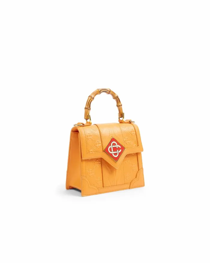 Casablanca Paris Bags Orange Mini Jeanne Bag 8211 MenWomen Casablanca Paris Bags Orange Mini Jeanne Bag 8211 MenWomen