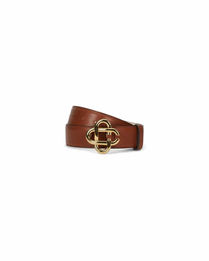 Casablanca Paris Belts Cinnamon Leather Belt 8211 Men