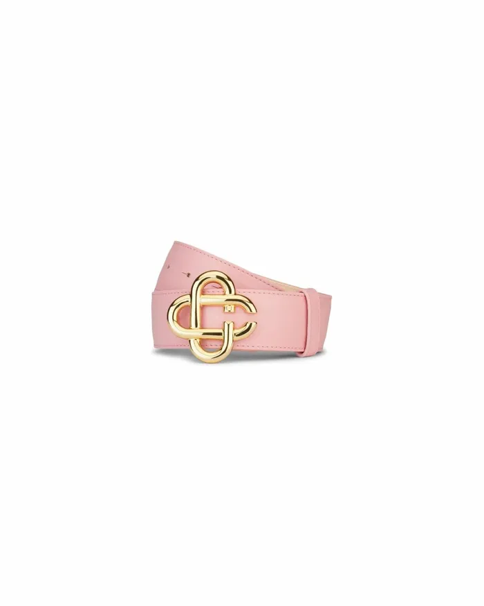 Casablanca Paris Belts Pink Leather Belt Small 8211 MenWomen