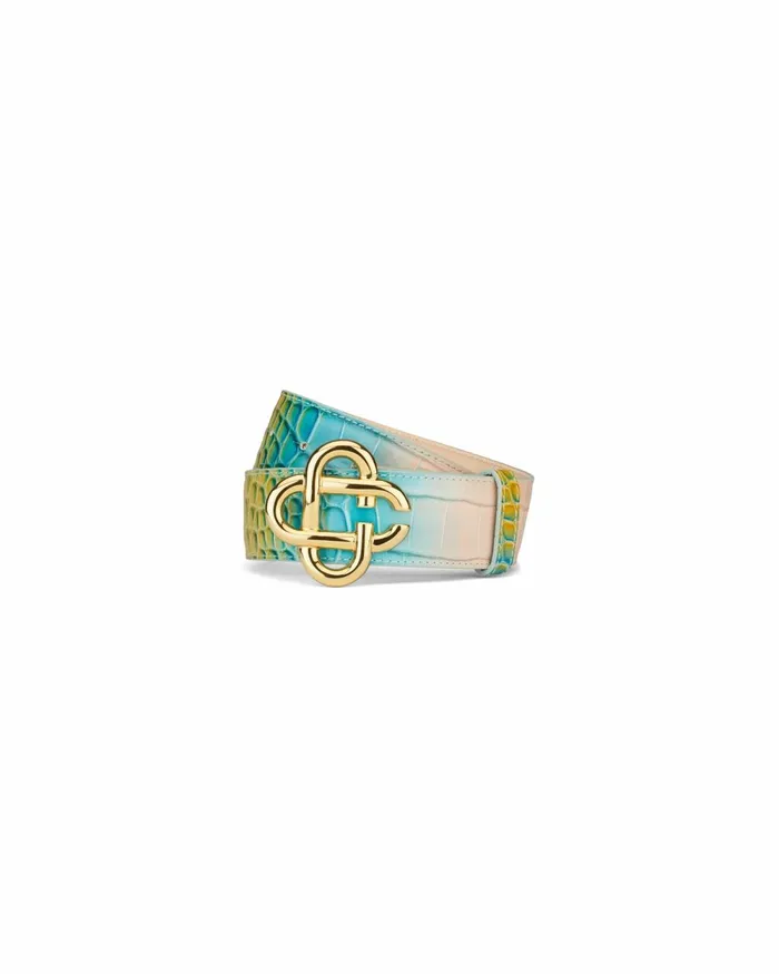 Casablanca Paris Belts Rainbow Leather Belt Small 8211 MenWomen