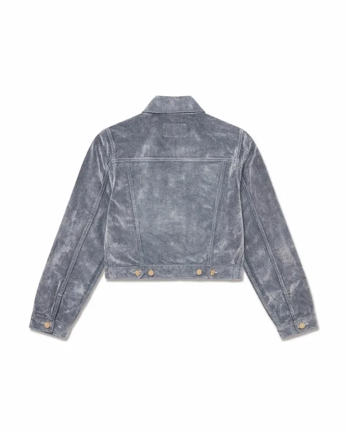 Casablanca Paris Denim Peach Texture Denim Jacket 8211 Women