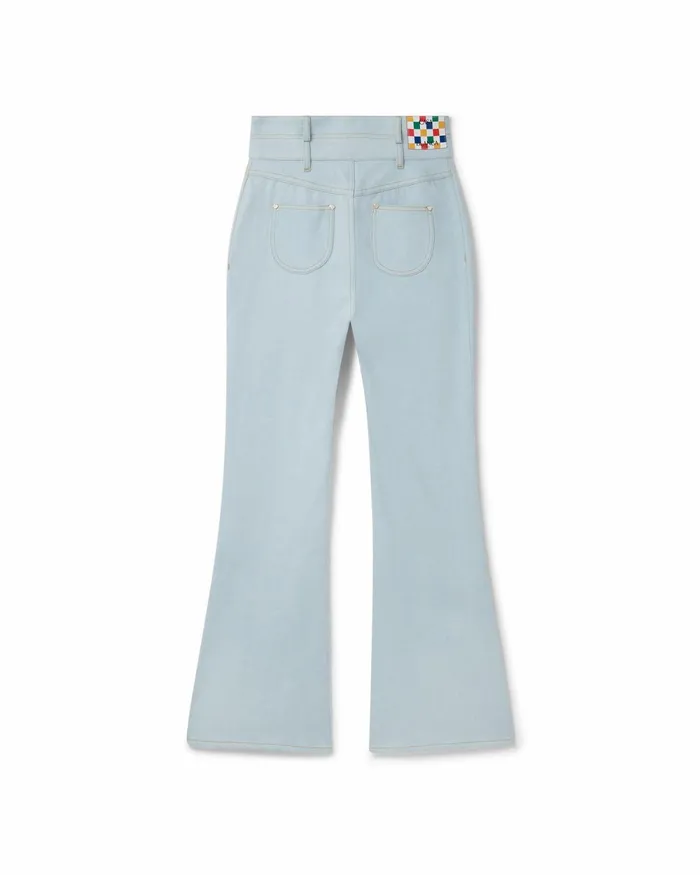 Casablanca Paris Denim Rainbow Embroidery Jeans 8211 Women Casablanca Paris Denim Rainbow Embroidery Jeans 8211 Women