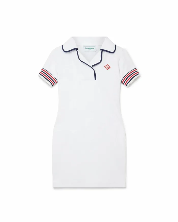 Casablanca Paris Dresses Bound Collar Polo Dress 8211 Women
