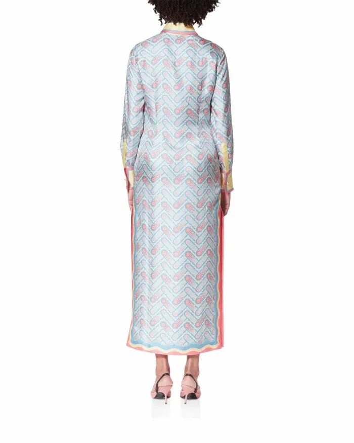 Casablanca Paris Dresses Candy Ping Pong Silk Dress 8211 Women