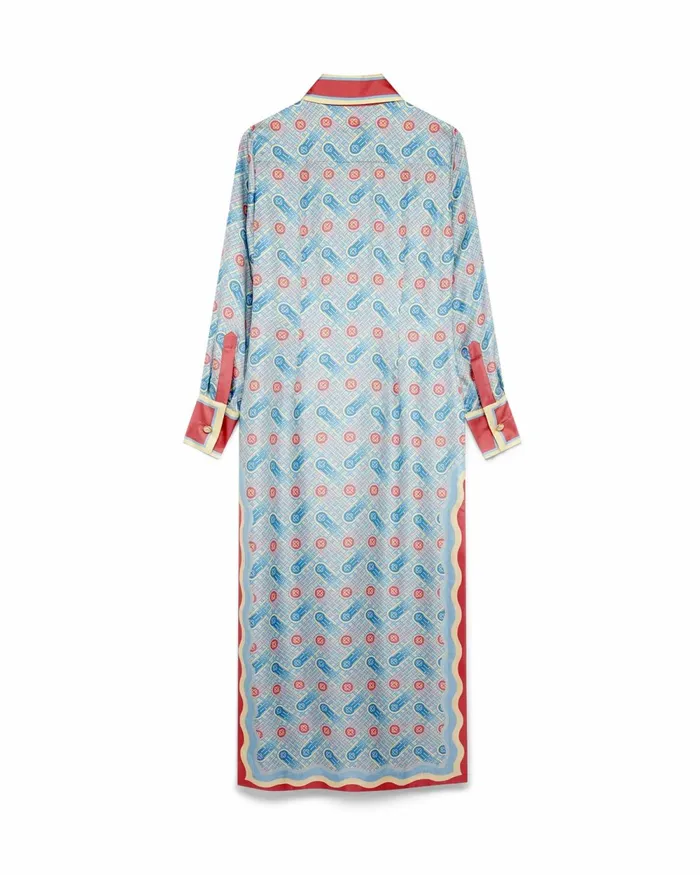 Casablanca Paris Dresses Candy Ping Pong Silk Dress 8211 Women