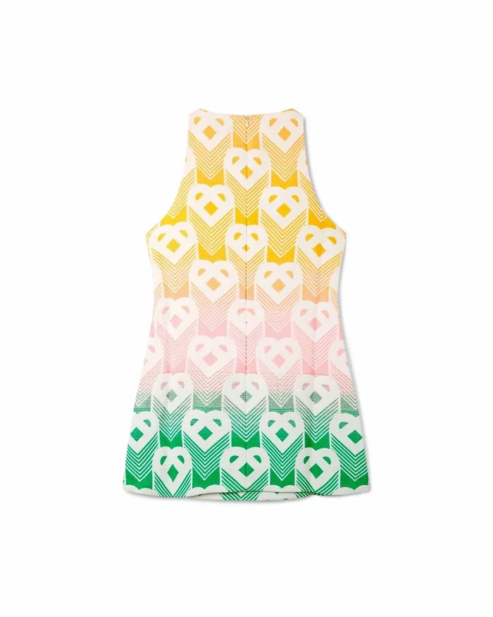 Casablanca Paris Dresses Heart Monogram Gradient Shift Dress 8211 Women Casablanca Paris Dresses Heart Monogram Gradient Shift Dress 8211 Women