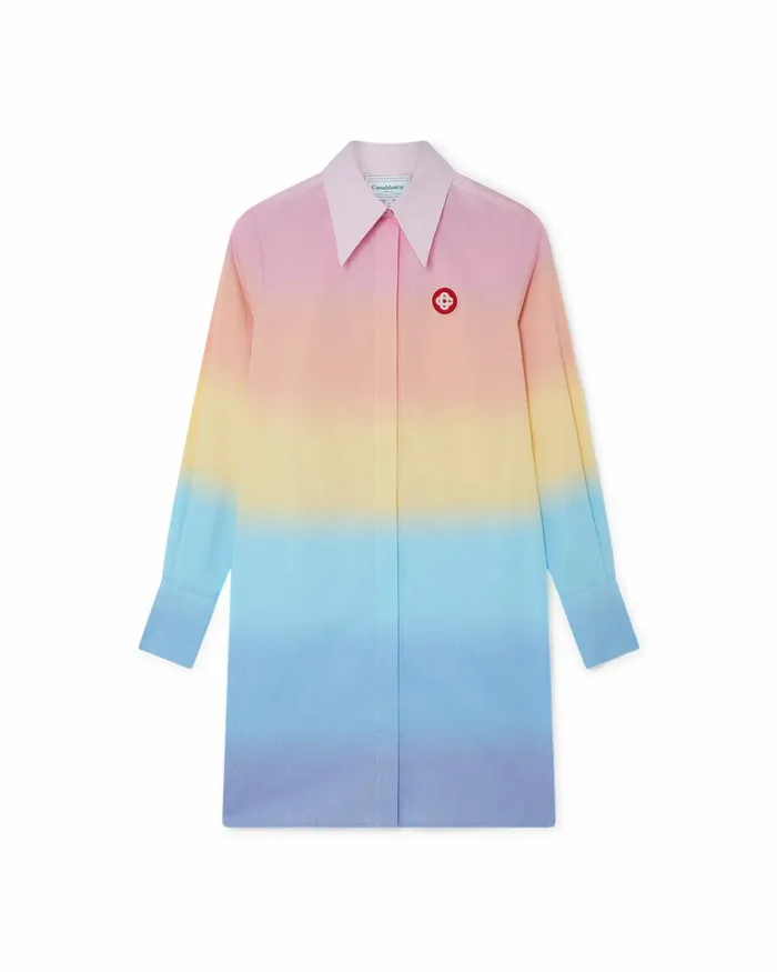 Casablanca Paris Dresses Rainbow Cotton Dress 8211 Women