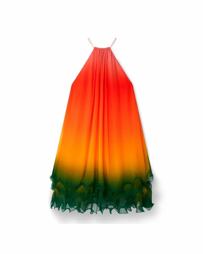 Casablanca Paris Dresses Rainbow Gradient Cocktail Dress 8211 Women