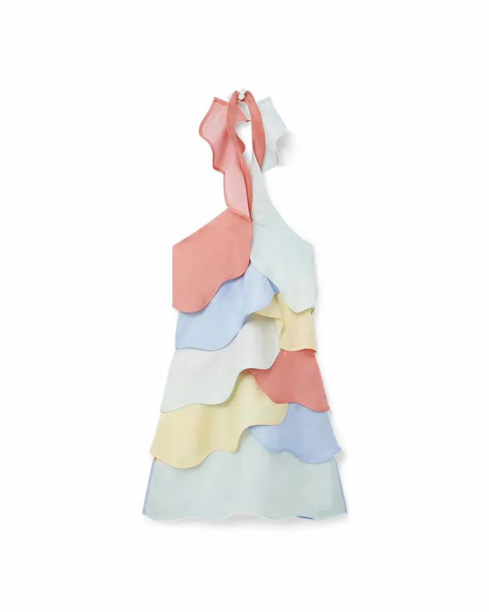 Casablanca Paris Dresses Rainbow Gradient Halterneck Dress 8211 Women