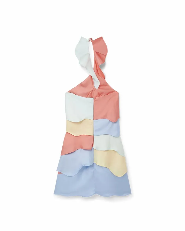 Casablanca Paris Dresses Rainbow Gradient Halterneck Dress 8211 Women